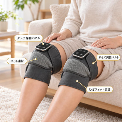 Triple Method Knee Massager - 3in1 ひざマッサージャー